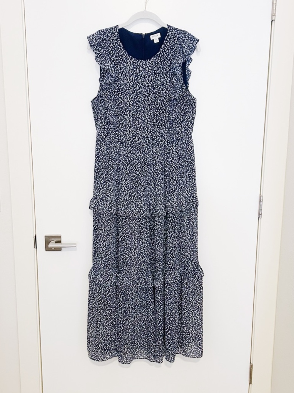 J. Crew Factory Floral Ruffle Maxi Dress - Picture 2 of 7